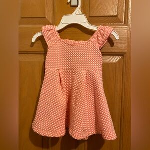 Janie and Jack Pink Textured Kids Dress